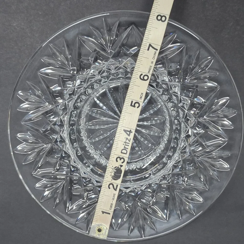 Jim O'Leary 2000 Waterford Crystal Bethany Pillar Candle Holder Bottle Coaster
